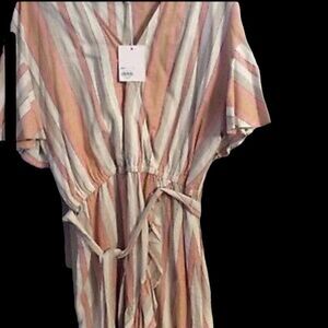New with tags Lauren Conrad LC striped short sleeve dress size XXL plus striped